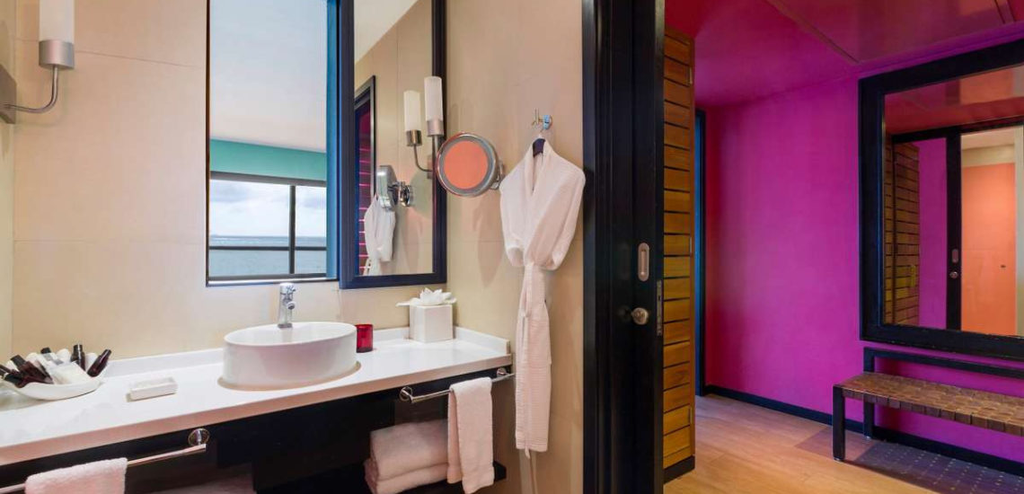 Club Med Cancun Yucatan, Mexique - Image de l'intérieur d'une salle de bain disponible en hébergement Deluxe