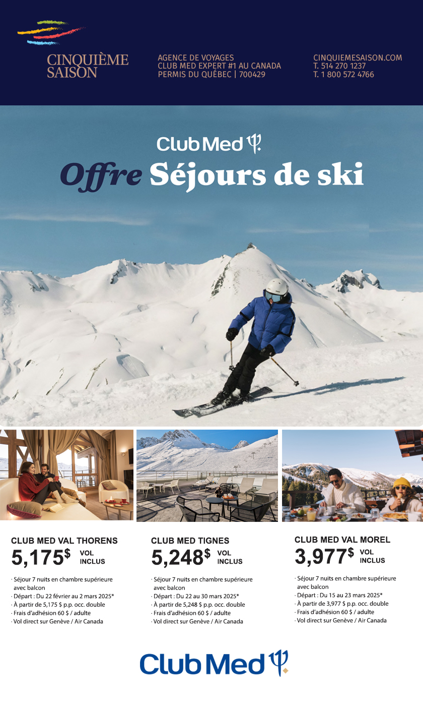 Club Med Offre séjours de ski