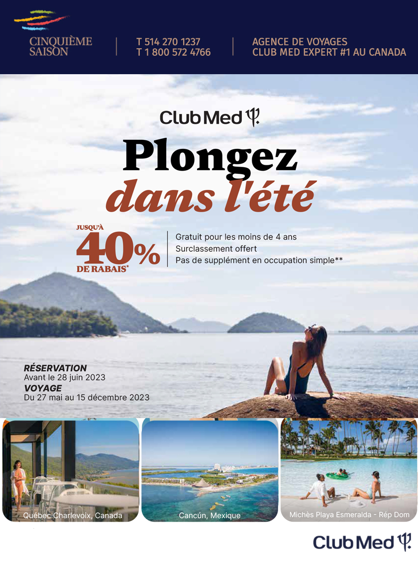 Club Med Plongez dans l'été !