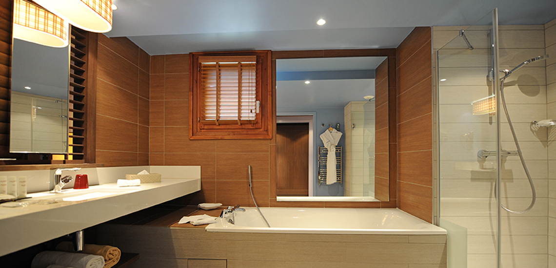 Photo de l'intérieur d'une salle de bain privée du Club Med