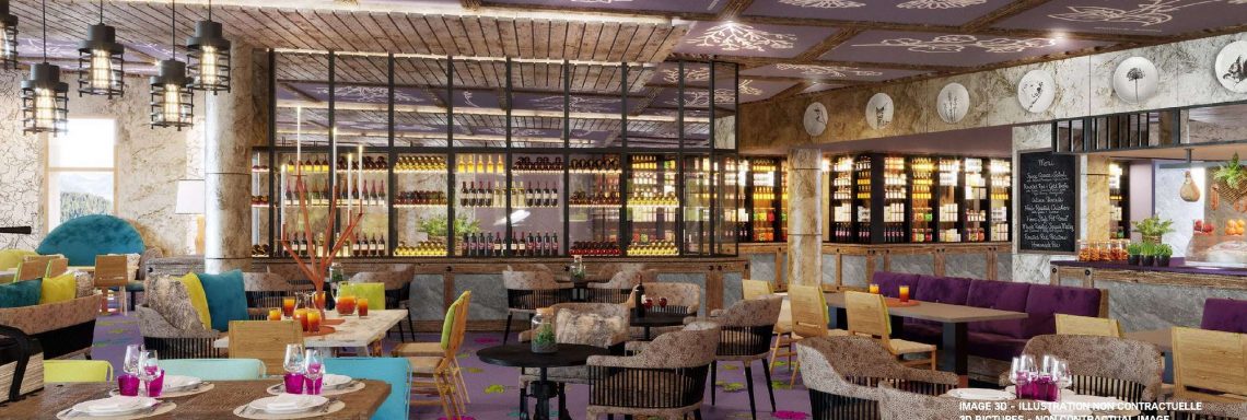 Club Med Alpes d'Huez en France - Bar et Lounge