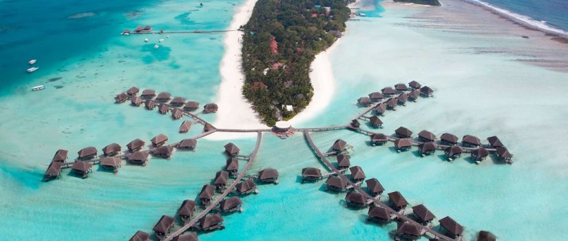 Club Med Kani, aux Maldives - vue aérienne du complexe Kani en entier