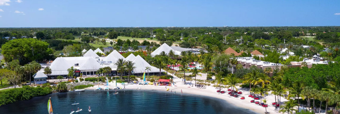 Club Med Sandpiper Bay, Floride- Vue aérienne du complexe dans son ensemble