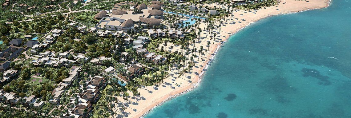 Club Med Miches Playa Esmeralda, en République Dominicaine - Vue aérienne du complexe et de ses alentours